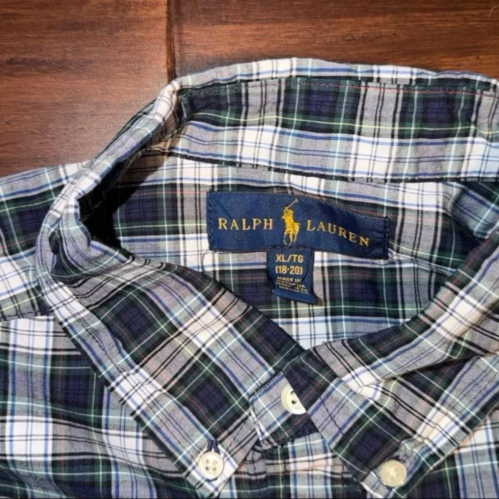 Ralph Lauren Boys Button-front Shirt